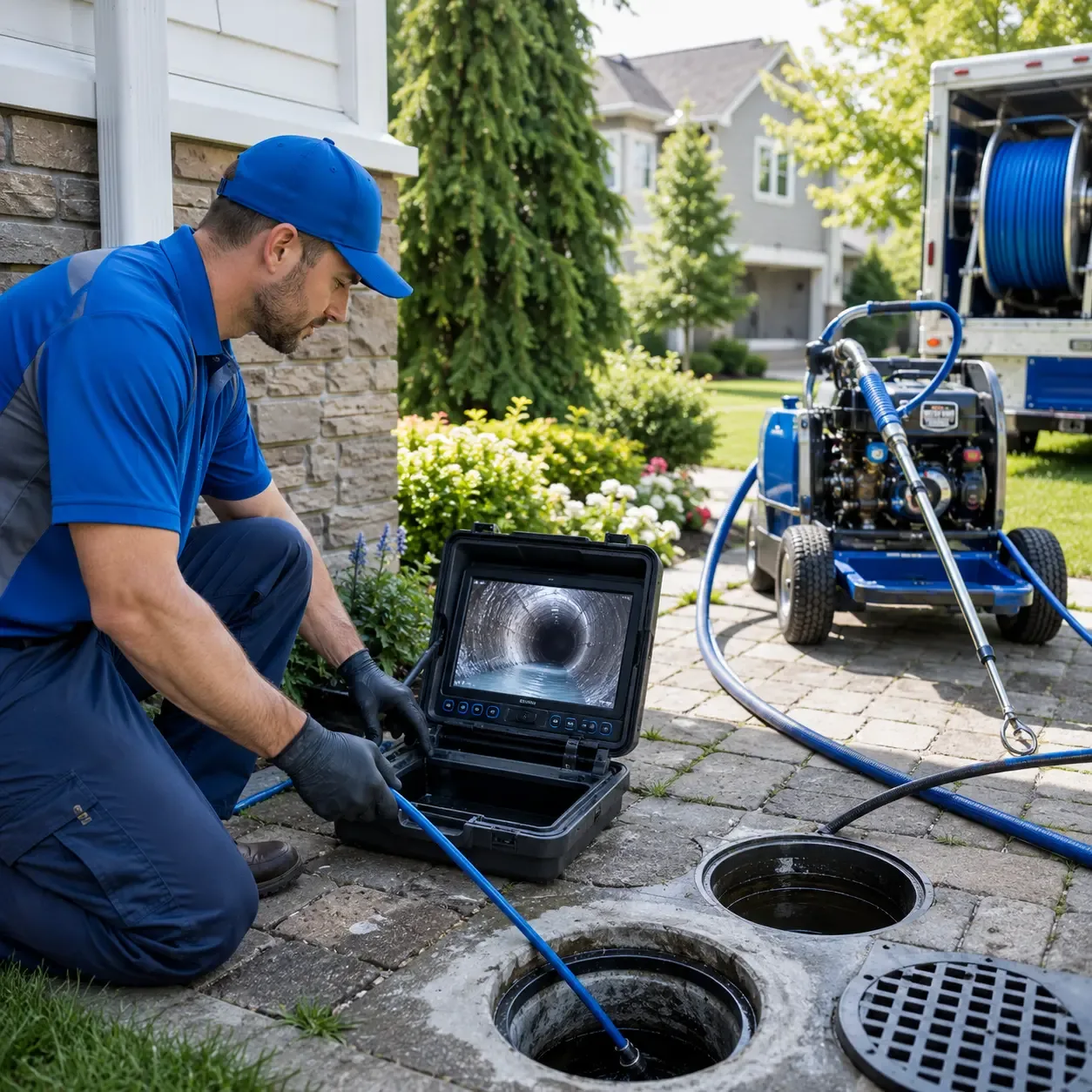 Outdoor drain cleaning professionals serving Paradise, KS